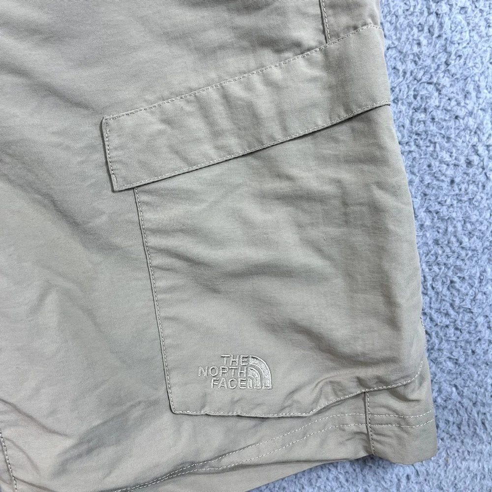 The North Face Cargo Shorts Size‎ 30 Mens Tan Belted Hiking Outdoors